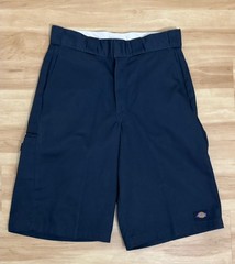 Dickies School Uniform Shorts Navy Blue Youth 14-16 XL Flat Front