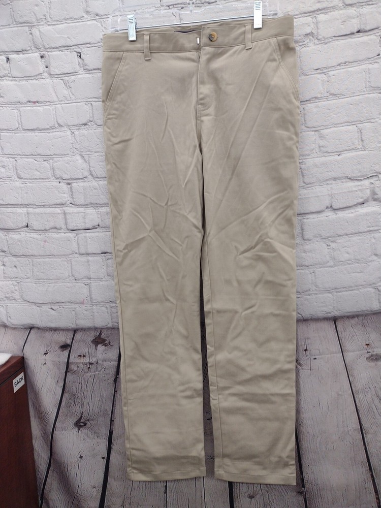 French Toast Boys Skinny Uniform Pants, Khaki, Size 16