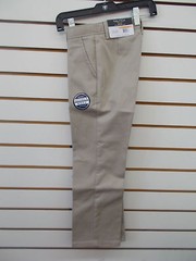 Boys Nautica $36 Uniform/Casual Khaki Flat Front Pants Reg & Husky Sizes 4 – 14