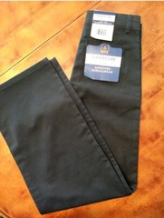 NWT ARROW School Uniform Navy Blue ADJUSTABLE WAIST PANTS Boys size 12 REGULAR