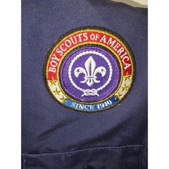 Boy Scouts of America Youth Small Navy Bl Uniform Shirt Daniel Boone Council 101