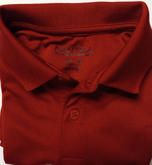 School Uniform Polo Shirts Red Navy Blue Lot of 5 Small Size 7-8 Boy/Girl