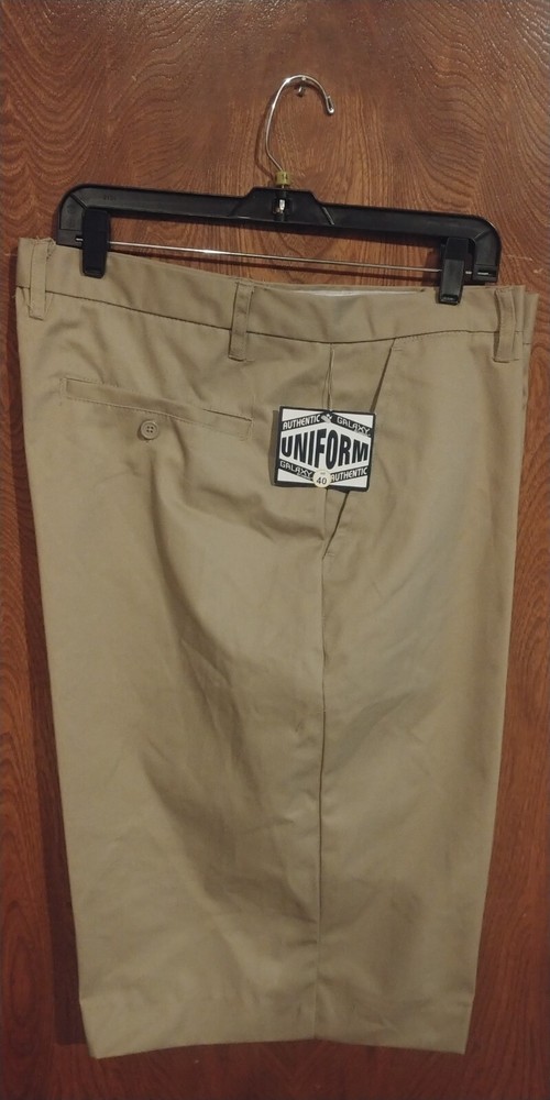 AUTHENTIC GALAXY UNIFORM Cotton Blend Khaki Shorts Men’s
