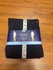 French Toast Straight Fit School Uniform Pants 2pk Boys