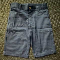 Wonder Nation Boys Uniform Shorts Navy Size 10 Cotton Blend Button Pockets