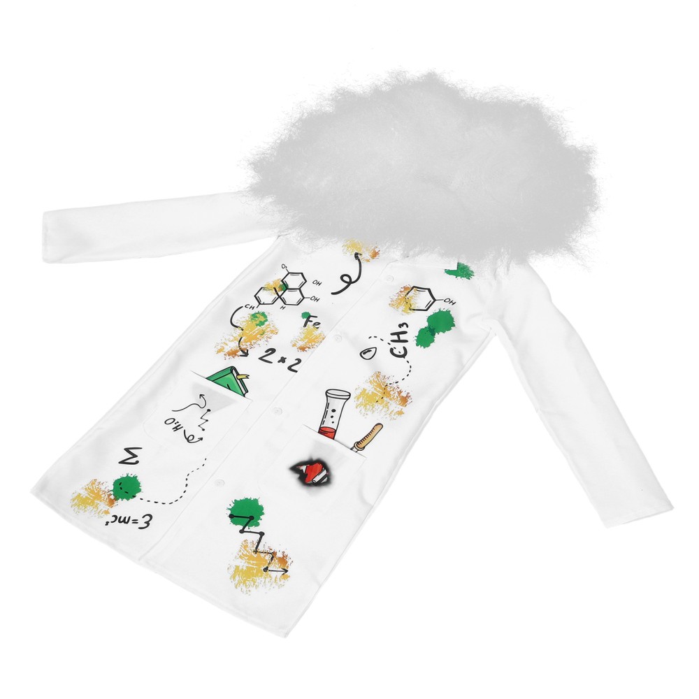 Children’s Scientist Suit Boy White Lab Coat Costume Doctor for Kids