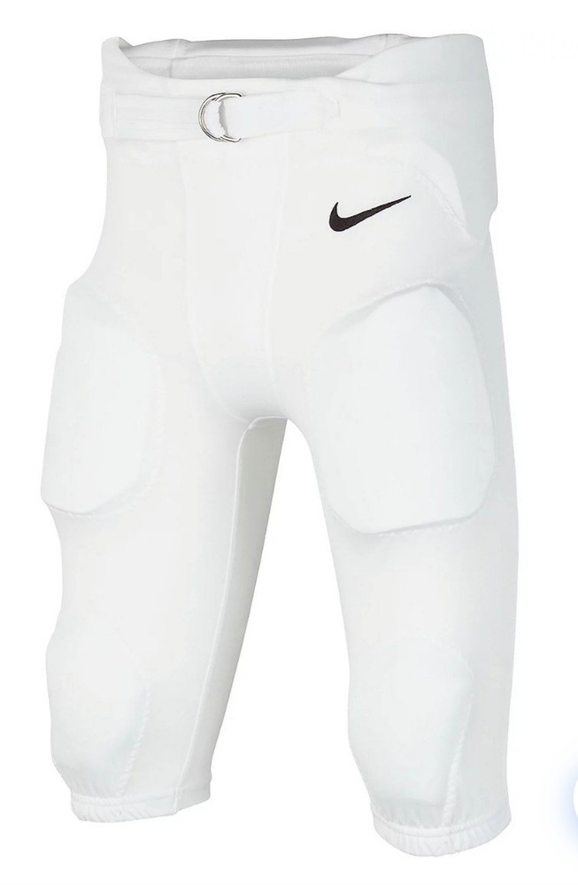 NWT Nike Boys’ Dri-FIT Integrated White Football Pad Pants Size XL Sports