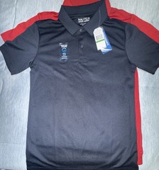 Boys Blue Nautica School Uniform Moisture Wicking Collared Shirt XL NWT
