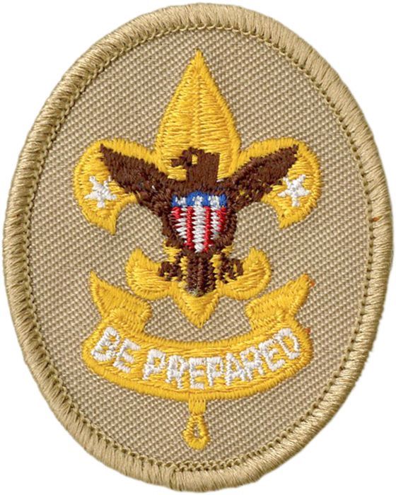 First Class Rank Badge Emblem Patch BSA Since 1910 Backing