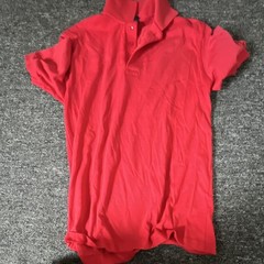 Boys Polo Shirt Lot 5pc M (8/10) Cotton Red/White/Blue