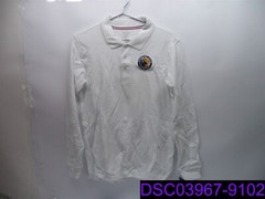 NWT French Toast Size XL 14/16 White Polo Long Sleeve Morning Star Academy