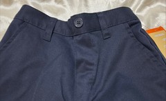 NEW TAG FRENCH TOAST RELAXED PULL UP PANT NAVY BLUE BOYS SIZE 6 SCHOOL UNIFORM