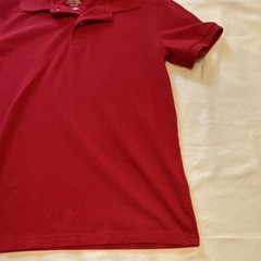 Cat & Jack Boys Red Polo Shirt School Uniform Short Sleeve M (8/10)