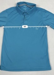 George Boys School Uniform Short Sleeve Performance Polo Shirt – Large (10-12)