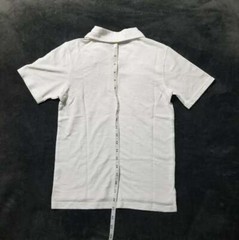 School Uniform Shirt – White Short Sleeve 2 Button Jersey Polo Boys Sizes S-XXL