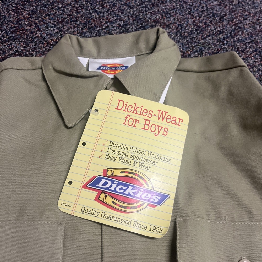 Dickies VTG Boys Size 10 School Uniform Shirt