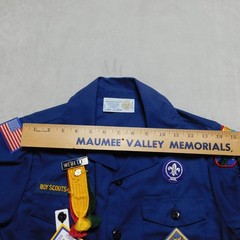 Boy Scouts Of America Shirt Boys Medium Blue Cub Scout Uniform Belt Webelos