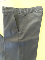 School Uniform Pants Boys 10 Navy Blue Adjustable Waist NEW Authentic Galaxy