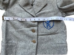 VTG School Blazer Uniform Daniel Neal Grammar Gray WOOL Hogwarts Style