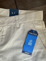 Nautical – Boys Khaki School Uniform Shorts – Size 18 Regular