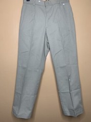 1Boy’s Husky 28 School Uniform Pants Straight Leg Beige Adjust Waist Khaki #1
