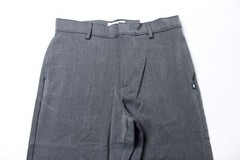 Dennis Boy’s Slim Crease Proof Flat Front Pants EJ2 Vintage Grey Size 16 NWT