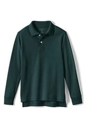 LANDS’ End Boy’ kid Evergreen MESH POLO SIZE XL ( 15-16year) 164-176cm #9