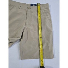 IZOD Boys Khaki Shorts Size 16 Regular School Uniform Wicking UPF 50+ NWT