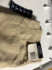 School Uniform NWT Boys Chaps Khaki Adjustable waist Uniform Shorts Size 12 Golf