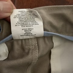 Nautica Boys’ School Uniform Performance Short Khaki Size 12 Husky