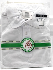 Galaxy By Harvic Unisex Short Sleeve School Uniform Shirt – White – New!