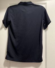 Boys Navy Nautica School Uniform Polo Wicking Collared Shirt Large 14/16 NWT