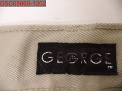NWOT – Small Stain, Gegrge Boys’ Khaki Adjustable Waist Uniform Pants, Size 6S