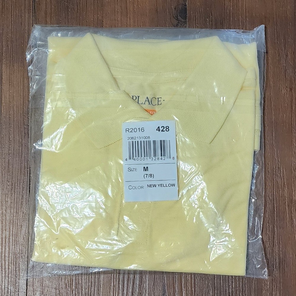 BRAND NEW The Children’s Place Boys Uniform Pique Polo New Yellow