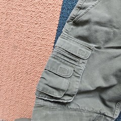 Boy Scouts of America Pants Youth 8 Green Convertible Zip-Off Shorts Cargo Z5b
