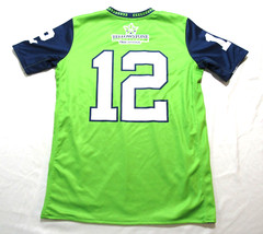 Youth Large Seahawks Reversible #12 Flag Football League Yellowstone Jersey