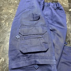 Boy Cub Scouts BSA Switchback Convertible Cargo Pants Size 14 Blue Uniform Zip