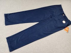 NWT Wonder Nation School Uniform Pants Size 16 Husky Blue Cove Adjust Waist