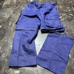 Boy Cub Scouts BSA Switchback Convertible Cargo Pants Size 14 Blue Uniform Zip