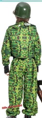 Special Forces Army Costume Child Sz L Camo Military Tactical Uniform Halloween