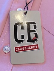 Classberry Kids Uniform long sleeve button up shirt Pink size 5