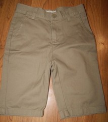 NAUTICA SLIM FIT SCHOOL UNIFORM CASUAL KHAKI SHORTS SIZE 10 NEW