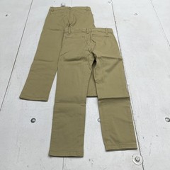 PLACE Pants Boys 6 Beige Stretch Adjustable Waist 2 Pack School Uniform Chino