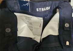 Boys FRENCH TOAST Uniform Pants STRAIGHT Adjustable Waist Navy NEW Size 10