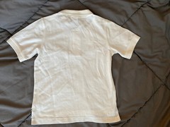 GYMBOREE Boys Uniform White Polo School Shirt Stain Release Finish Size 5 NEW