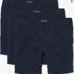 The Children’s Place Stretch UNIFORM Chino Shorts Sz 10 SET OF 3 NEW