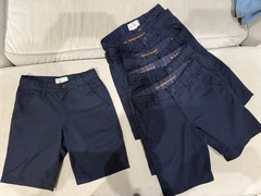 French Toast size 10 Performance Navy blue Dry Fit Shorts LOT 6 School Uniform