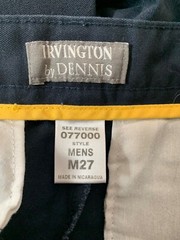 Dennis Uniform Irvington Blue Pants 0770000 Size 14 (M27)