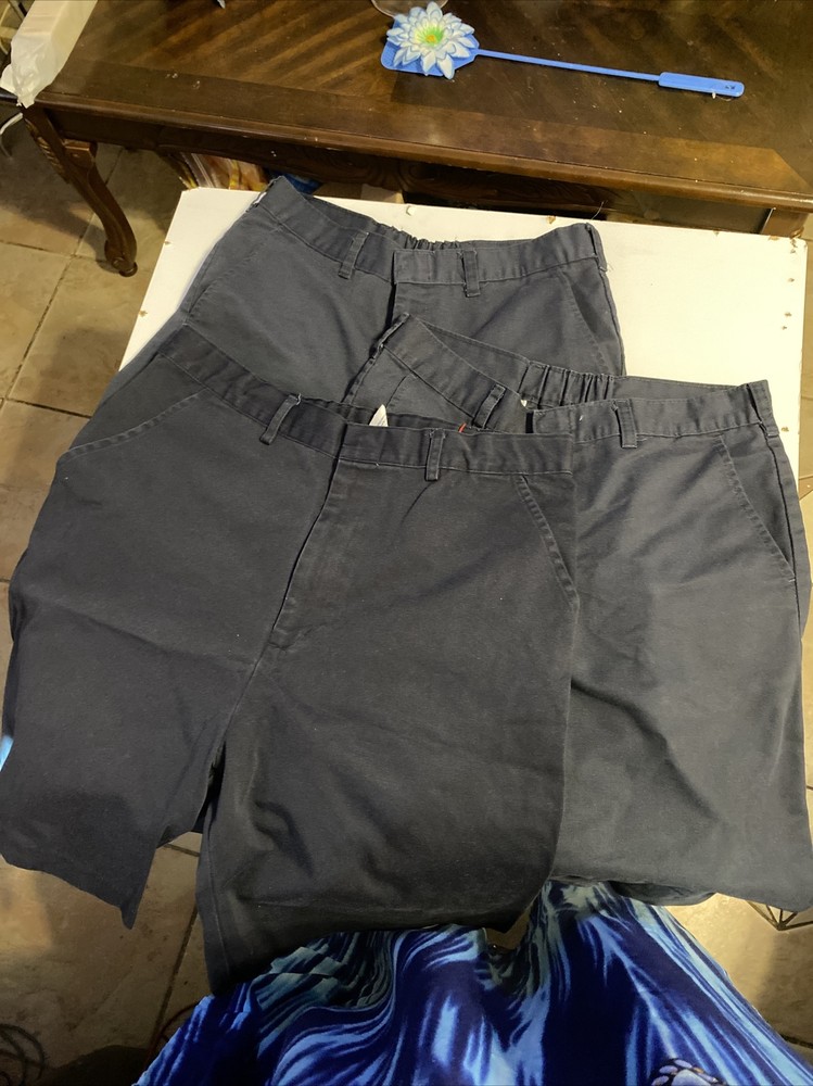 3 pairs Navy Blue school uniform shorts 18-20 husky
