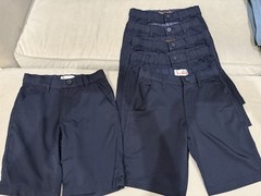 French Toast size 10 Performance Navy blue Dry Fit Shorts LOT 6 School Uniform